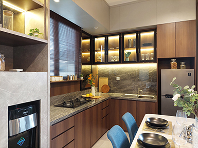 Material kitchen set